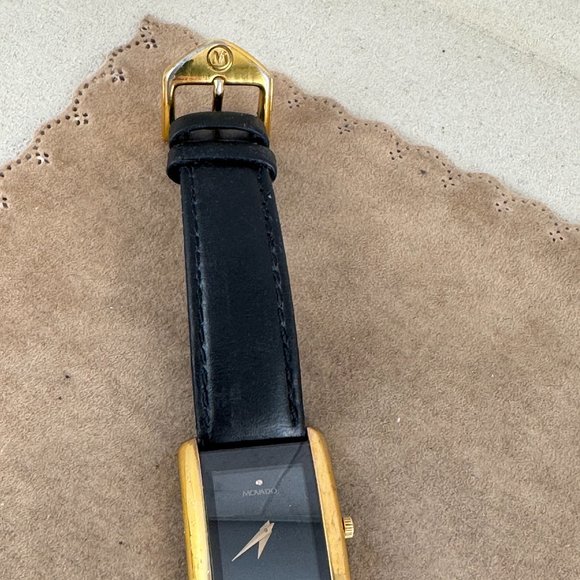 Vintage Movado 18K Yellow Gold Plating 10 Micron La Nouvelle Luxury Ladies Watch main image 5